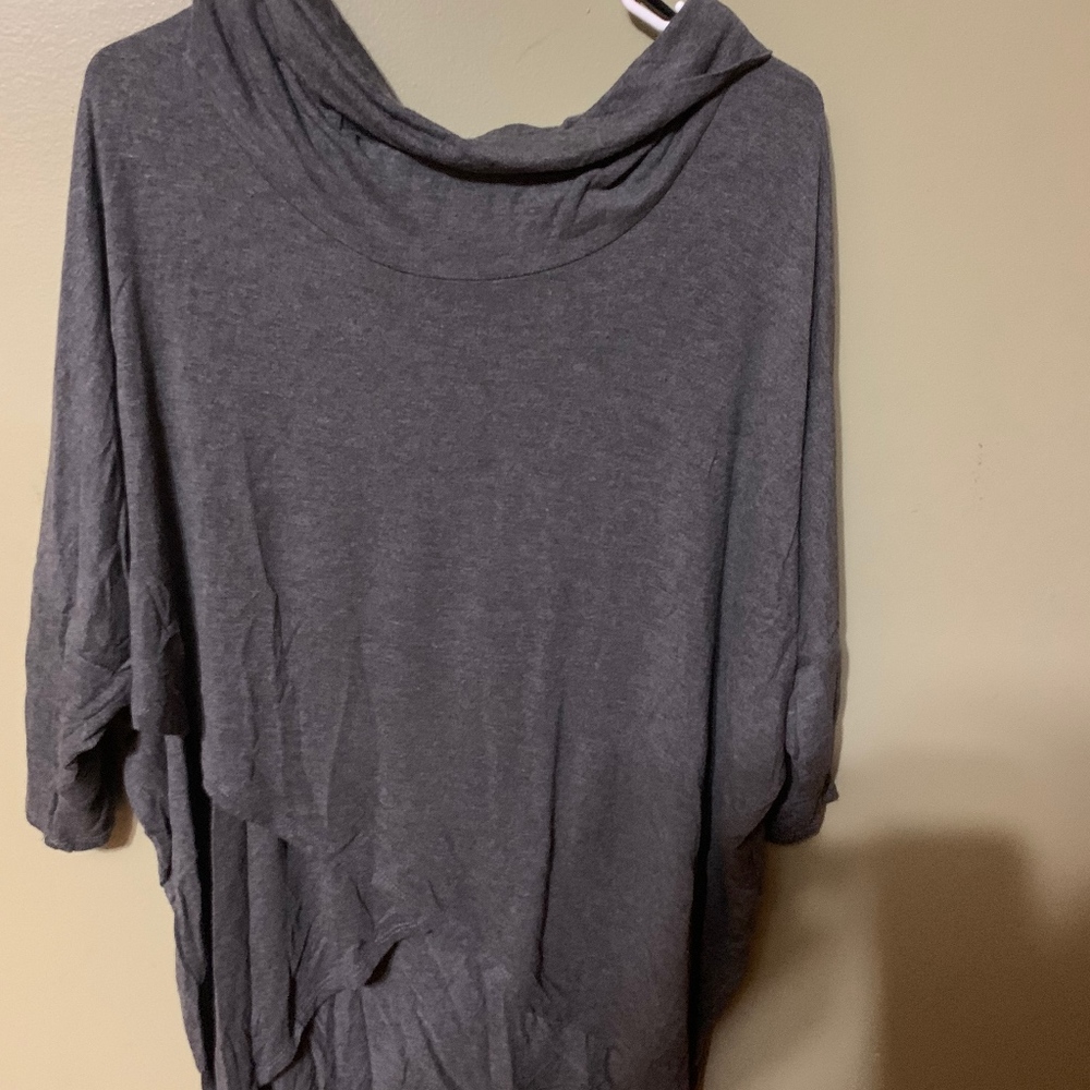 grey dolman sweater